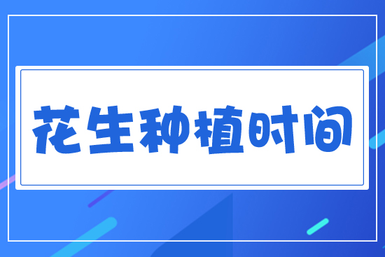 花生種植時(shí)間