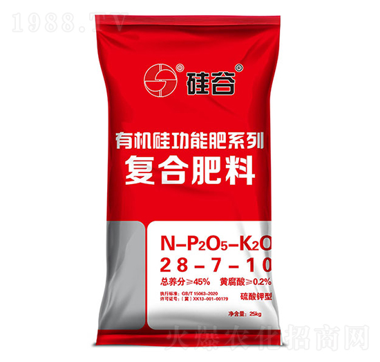 有機硅大田高塔復(fù)合肥料28-7-10-硅谷肥業(yè)