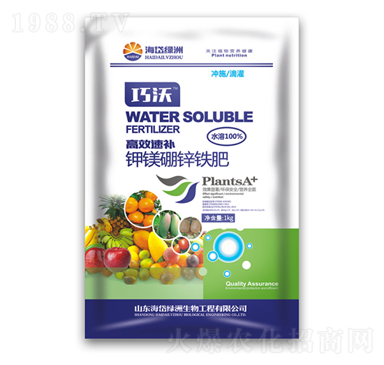 高效速補鉀鎂硼鋅鐵肥-海岱綠洲