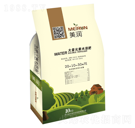 大量元素水溶肥20-10-30+TE-美潤(rùn)-金穗化肥