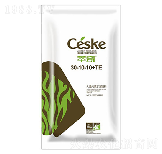 大量元素水溶肥料30-10-10+TE-萃奇-金豐洋