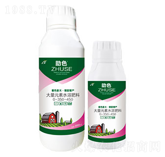 磷鉀雙補大量元素水溶肥料-助色-連象生物