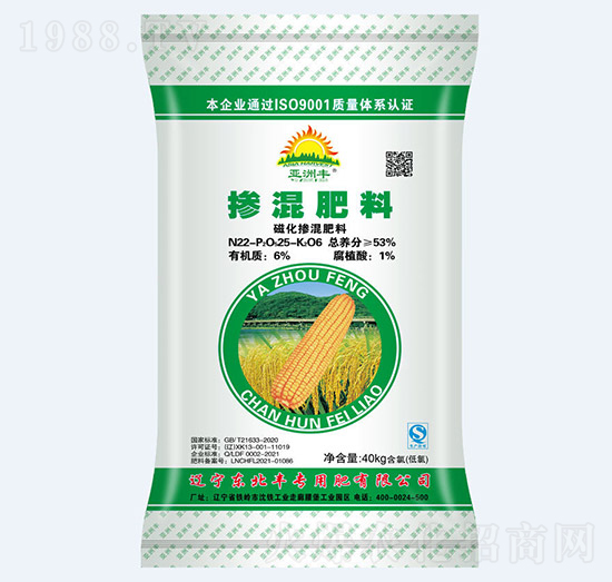 53%磁化摻混肥料22-25-6-亞洲豐