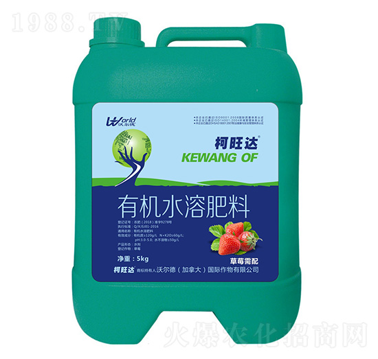 草莓需配有機水溶肥-柯旺達-沃爾德農業(yè)