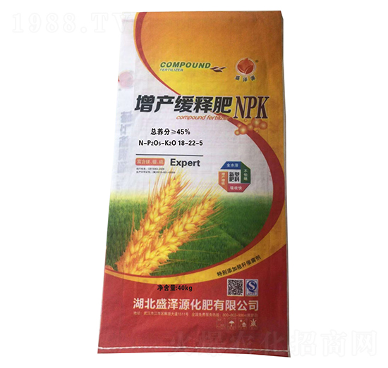 40kg增產緩釋肥18-22-5-盛澤源化肥