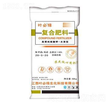 純硫酸鉀復合肥20-5-20-葉必綠