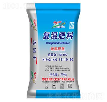 硫酸鉀型復混肥料15-10-20-龍潤豐